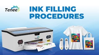 A3 L1800 DTF PRINTER VIDEO TUTORIALS  INK FILLING PROCEDURES [upl. by Killen]