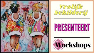 Workshop Vrolijk Schilderij [upl. by Enywad]