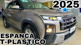 NOVÃSSIMO HYUNDAI CRETA 2025 VERSÃƒO DE ENTRADA EM DETALHES FICOU MAIS BONITO QUE TRACKER E TCROSS [upl. by Cirdec]