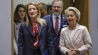 Ursula von der Leyen à Benjamin Netanyahu  quotlEurope est aux côtés dIsraëlquot [upl. by Ddet]