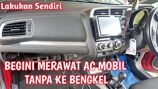 Mengatasi Ac Mobil BerbahuServis AC mobil Tidak DinginCara membersihkan ac mobil tanpa ke bengkel [upl. by Zerlina301]