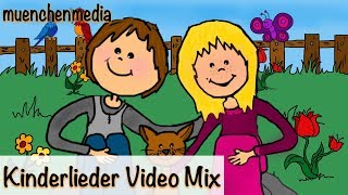 🎵 Der schönste Kinderlieder Mix  Kinderlieder deutsch  muenchenmedia [upl. by Enneiviv]