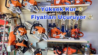 MOTORLU TESTERE FİYATLARI BAKIN NE KADAR  Husqvarna Stihl Ve Echo [upl. by Oruntha]