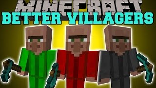 Minecraft  EXTENDED VILLAGES MOD Miners Bakers Village Finder amp More  Mod Showcase [upl. by Geddes]