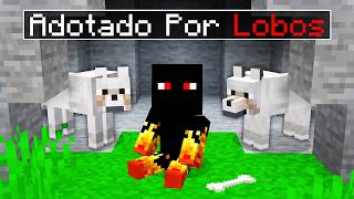 Fui ADOTADO por LOBOS no Minecraft [upl. by Nosraep]