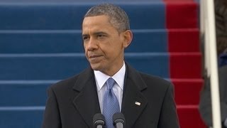 Inauguration 2013 President Obamas 2nd Inaugural Address Full Speech [upl. by Laoj600]