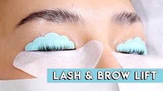 I Got A Lash amp Brow Lift  Heres how the professionals do it [upl. by Trisha246]