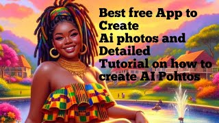 Best Free App to create Beautiful Ai photosDetailed Tutorial on how to Navigate the App [upl. by Getter]