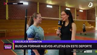 TUCIUDADNUESTRACASA escuela de bádminton en Oberá [upl. by Olegnaed]