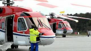 CHC helicopters at Stord Airport june 2010 [upl. by Leviralc]