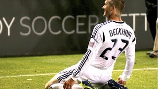 David Beckhams Best MLS Goal [upl. by Allianora409]