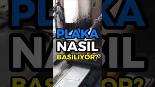 Araç Plakası Nasıl Basılıyor [upl. by Aldos236]