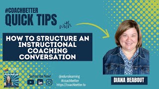 How to Structure an Instructional Coaching Conversation [upl. by Irab243]