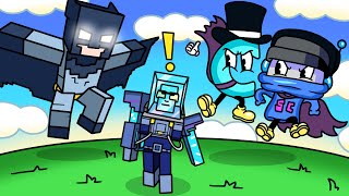 We Beat Up Mr Freeze and Lose Our Minds in Minecraft Batman [upl. by Eenor]