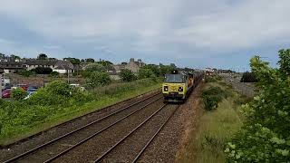 70 80 CarnoustieAngus on the loaded southbound tanks 170622 [upl. by Niroht50]