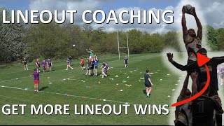 COACHING THE LINEOUT  IMPROVE LINEOUT SKILLS [upl. by Olram]