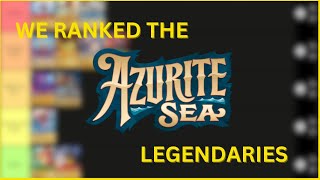 Ranking Azurite Sea Legendaries [upl. by Luelle703]