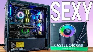 DeepCool GamerStorm Castle 240 RGB Review [upl. by Kirimia]