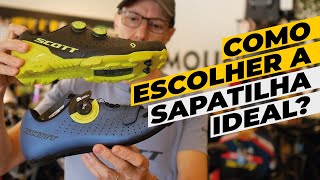 Como escolher a sapatilha de ciclismo ideal pra você Pedaleria [upl. by Aikcin]