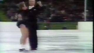 Torvill amp Dean GBR  1984 Sarajevo Ice Dancing Compulsory Dance No 1 US ABC [upl. by Alphonso827]