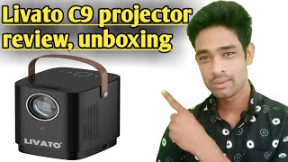 Livato c9 projector real review  Livato c9 projector  Livato c9 projector test [upl. by Corder]