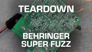 Behringer Super Fuzz SF300 Teardown See whats inside [upl. by Anaile]