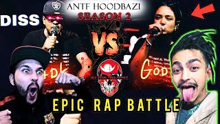 NEW ANTF 2 ON FIRE🔥VIRAL LADY RAPPER IS CONFIDENT  Reacting to L4DK vs GOD G RAP BATTLE Ft SACAR [upl. by Elleinwad]