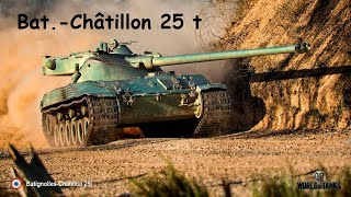 World of Tanks Replay  BatChâtillon 25 t 7 kills 9k dmg M Ace Tanker [upl. by Nnil]