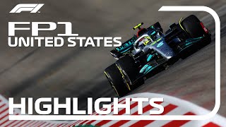 FP1 Highlights  2022 United States Grand Prix [upl. by Attlee500]