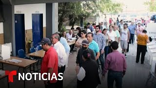 Se acerca el cierre de las casillas electorales en México  Noticias Telemundo [upl. by Enasus]