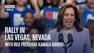 Vice President Kamala Harris Live from Las Vegas Nevada Campaign Rally [upl. by Elleivap]