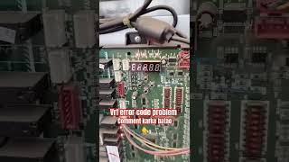 VRF error code problem comment karke batao 👇airconditioningrepair technology shortsvideo [upl. by Aterg]