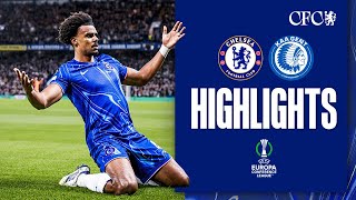 Chelsea 42 Gent  BLUES beat Belgian Buffalos  HIGHLIGHTS  UEFA Europa Conference League 2425 [upl. by Siocnarf]