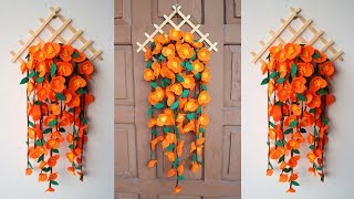 Popsicle Stick Crafts DIY Ideas  Ide Kreatif Hiasan Dinding dari Stik Es Krim dan kain flanel [upl. by Aleakcim]