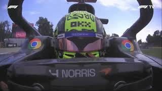 Lando Norriss PostRace Radio  Italian GP 2024 [upl. by Wisnicki]