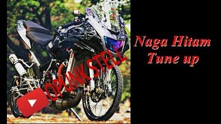 Ninja RR Naga Hitam Tune up  Opunk Stell [upl. by Hands]