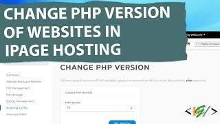 How to Change PHP Version in iPage Hosting  Website  Update PHP [upl. by Fowle]