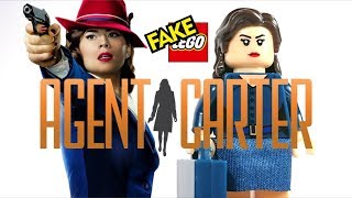 Fake Lego Peggy Carter Agent Carter of Shield Custom Minifigure [upl. by Cochrane]