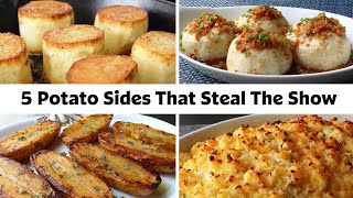 5 Delicious Potato Side Dishes  Food Wishes [upl. by Asaert277]