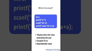 C Language Quiz Short  Test Your Output Prediction Skills beginnersguide ccode [upl. by Nyleaj]