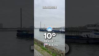 2611 Dienstag düsseldorf wetterheute wetterdeutschland shorts aktuell forecast [upl. by Natika99]