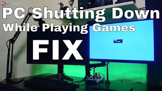 Pc shuts down while gaming FIX [upl. by Bagger]