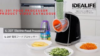 IDEALIFE 5in1 Food Processor IL207 Product Video Catalogue [upl. by Beatrisa]