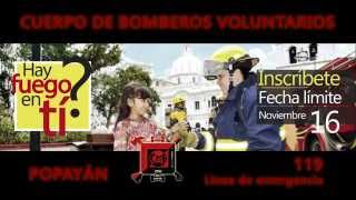 Convocatoria Bomberos Popayán 2015 [upl. by Aicak]