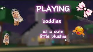 PLAYING BADDIES AS A PLUSHIE\softie💅🩷😝robloxbaddie subscribe [upl. by Eitisahc560]