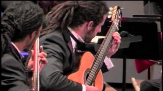 I CastelnuovoTedesco Concerto for Two Guitars  Brasil Guitar Duo  heartland festival orchestra [upl. by Ynaffital]