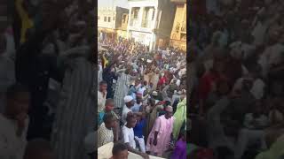 Crowd Celebrating Removal of Emir of Kano Sanusi Lamido Sanusi [upl. by Analrahc]