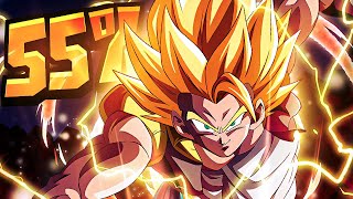 Dokkan Battle 55 LEVEL 1 LINKS 9TH ANNIVERSARY BLUE GOGETA COMPLETE OVERVIEW AND SHOWCASE [upl. by Rains]