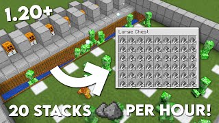 Minecraft Easy CREEPER Farm 120 Tutorial  20 stacks Gunpowder Per Hour [upl. by Blanch]