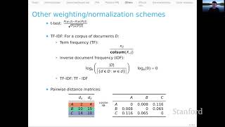 Basic Reweighting  Stanford CS224U Natural Language Understanding  Spring 2021 [upl. by Yenaj414]